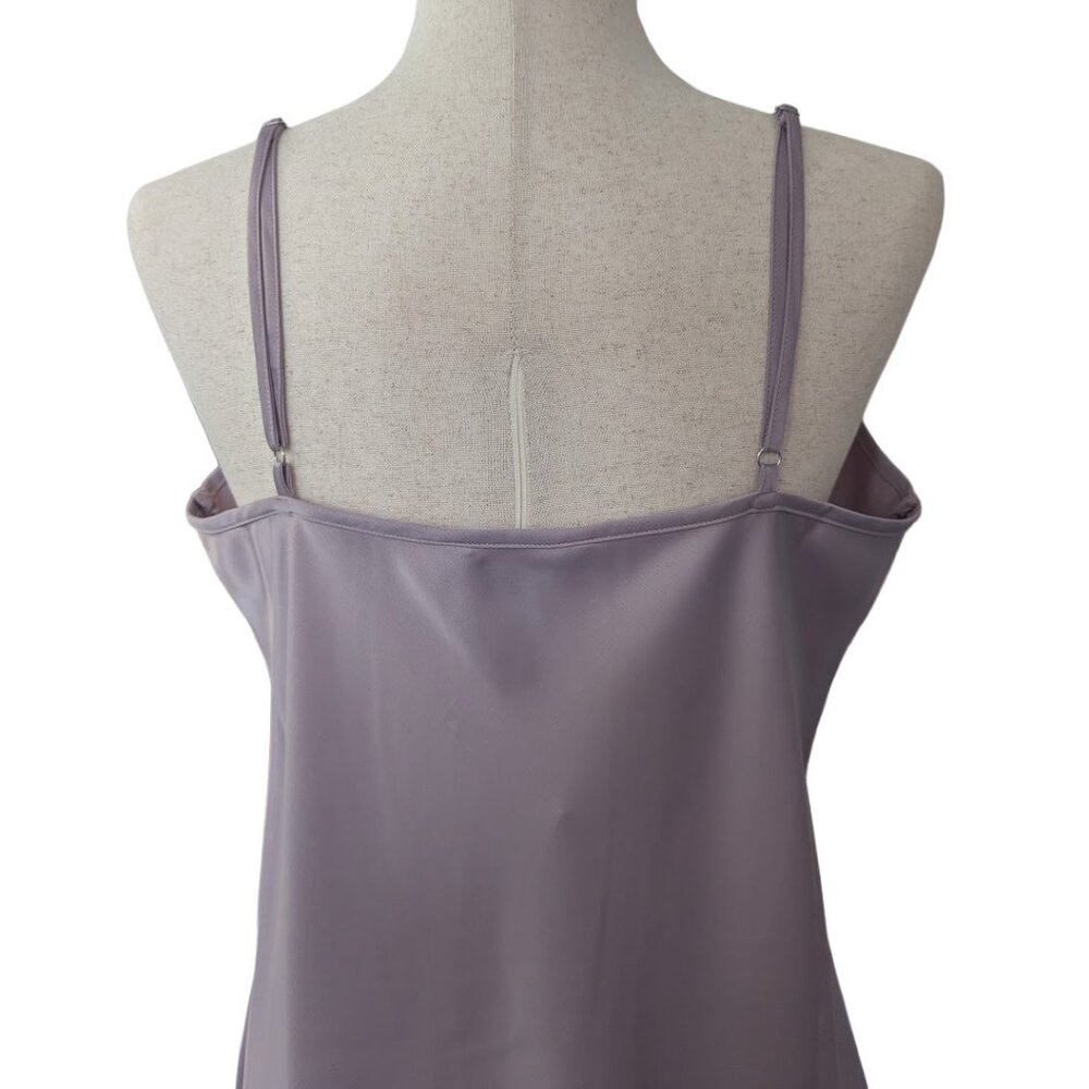 NWT Banana Republic Lavender V-neck Midi Length Slip Dress - Picture 9 of 13